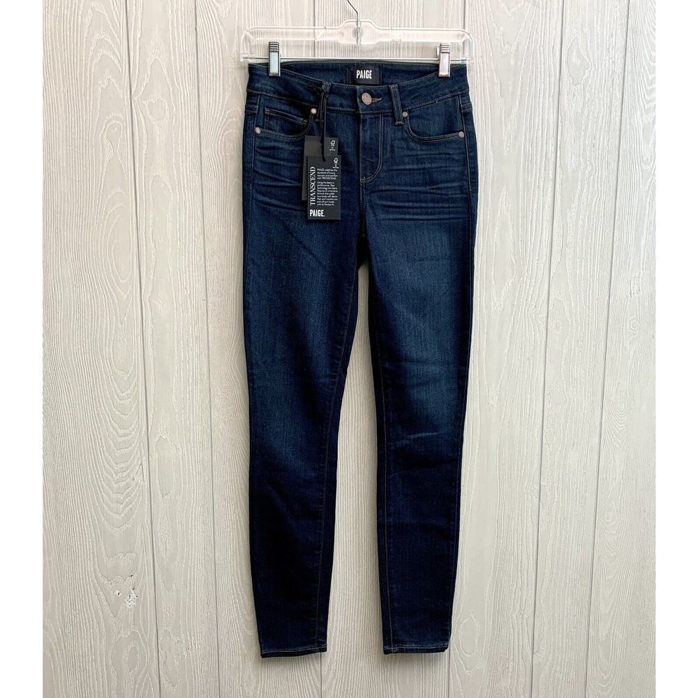Paige Verdugo Ankle Skinny Jeans Attica Blue Size 25 NWT - Picture 3 of 7